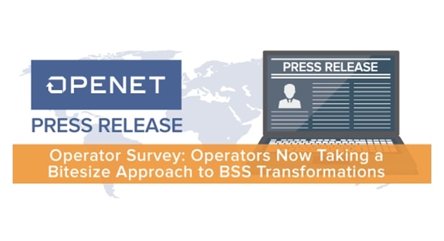 Operators Prefer Bitesize Approach to BSS Transformations - Driven by Use Cases for Monetization