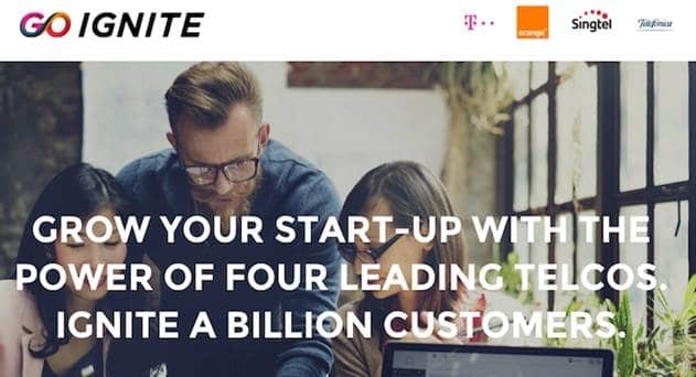 DT, Orange, Singtel, Telefonica&#039;s Go-Ignite Picks Innovative Tech Start-Ups