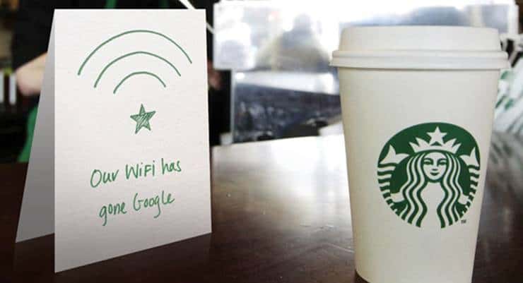 Wi-Fi in Starbucks