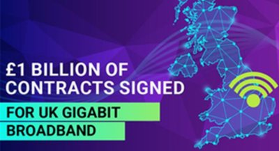 UK Gov Awards £1B in Contracts to Connect 67K Homes and Businesses to Gigabit Fiber