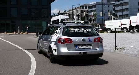 Swisscom Brings Driverless VW Passat to the Streets of Zurich