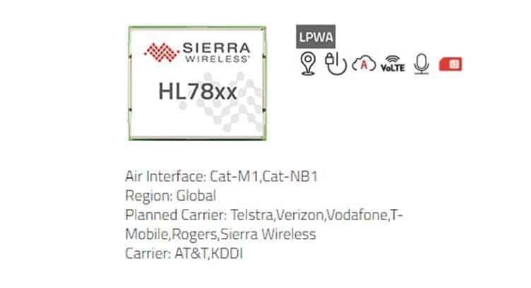 Sierra Wireless IoT Modules with Altair Chipset Certified on KDDI and AT&amp;T’s LTE-M Network
