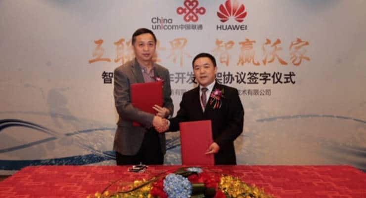 China Unicom Partners Huawei to Develop Smart Home Gateway