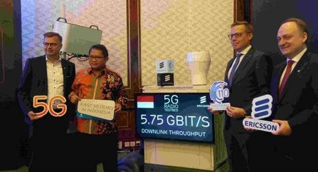 Ericsson Demos 5G NR with Live 4K Video Streaming and Other Use Cases in Indonesia