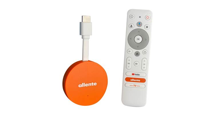 Allente Launches New 4K Dongle for OTT Google TV with 3SS and SEI Robotics