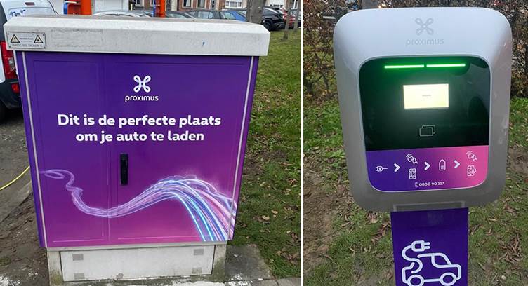 Proximus Starts Pilot to Connect Charging Points to its Street Cabinets