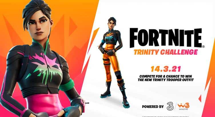 Fortnite Maker Epic Games, Three UK Collaborate on New Trinity Challenge Tournament