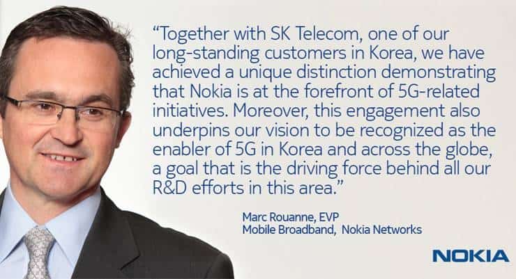 SK Telecom, Nokia Networks Achieve 19.1 Gbps over the air in Joint 5G Trial
