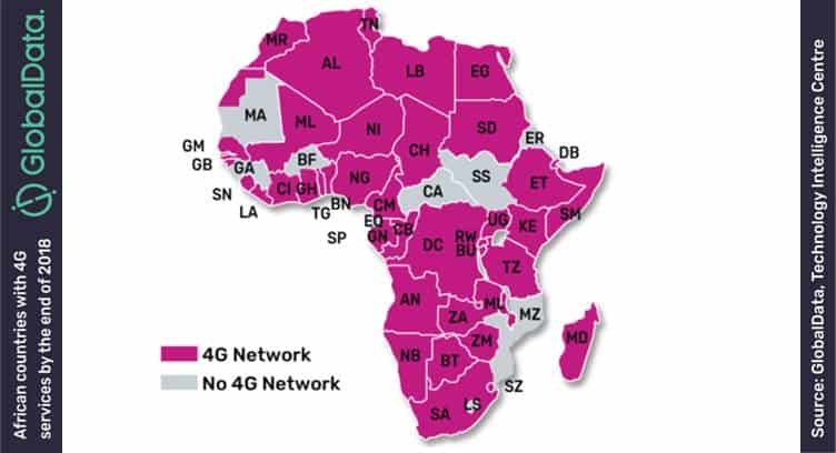 Close to 80% of African Countries to Offer 4G Services by EOY 2018, says GlobalData