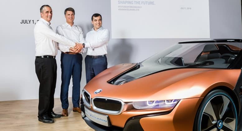 BMW Partners Intel and Mobileye to Bring Fully Autonomous Driving to Streets by 2021