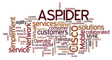 MVNE &amp; M2M Provider ASPIDER Selects Cisco Virtualized Packet Core (vPC)