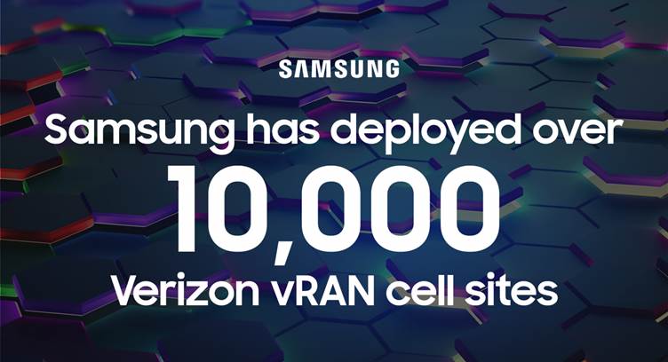 Samsung, Verizon Deploy 10,000+ vRAN Cell Sites Across the US