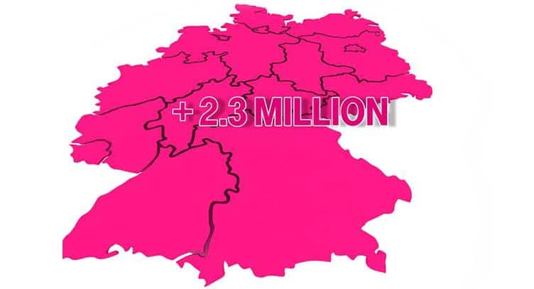 Deutsche Telekom Increases Connection Speeds to Up to 250 Mbps for 2.3 million Lines