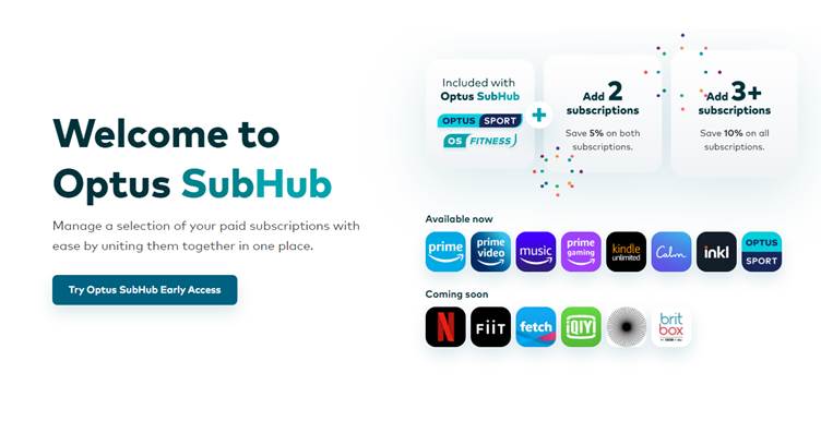 Optus Brings All Content Subscriptions Under Single Roof with SubHub
