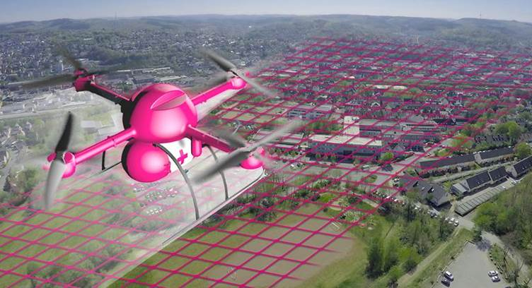 Deutsche Telekom Supports Pilot Drone Project with Campus Network in Siegen