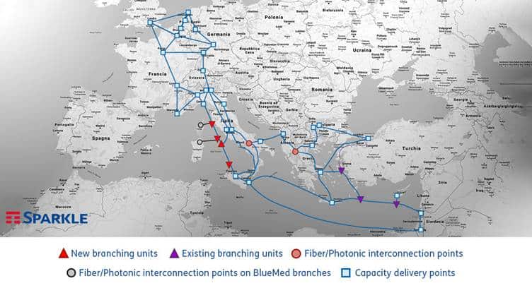 TIM&#039;s Sparkle Unveils New Software-Defined Ultra Long Haul Backbone Linking Sicily with Europe