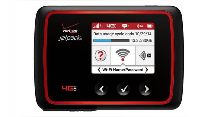 Verizon&#039;s Jetpack® 4G LTE Mobile Hotspot MiFi® 6620L