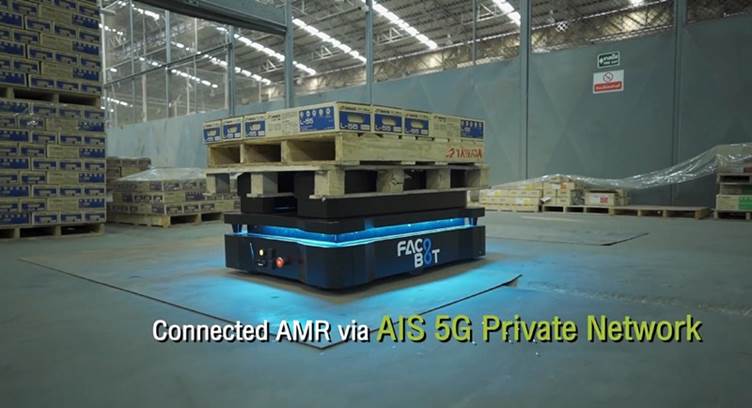 Thailand&#039;s AIS Showcases Autonomous Mobile Robot with its 5G Private Network