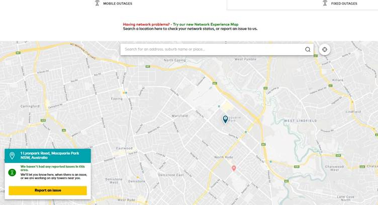 Optus Launches Network Status Map for Customers to Pin Location for Network Issues