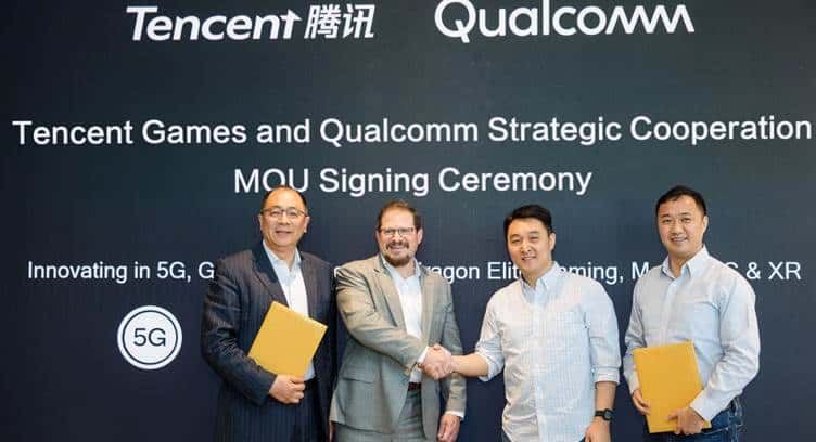 Qualcomm Inks 5G Gaming Collaboration with Tencent Games