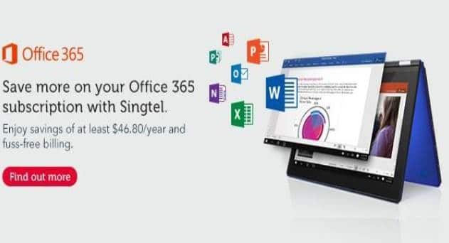 Singtel Ties Up with Microsoft to Offer Cloud-based Productivity Suite on Discounted Price