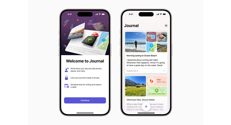 Apple Intros Journal App to Record and Celebrate Daily and Special Moments