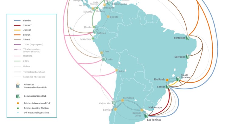 Telxius Joins Firmina Subsea Cable System to Connect USA, Brazil and Argentina