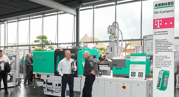 Plastic Machine Manufacturer Arburg Launches 5G Campus Network from Deutsche Telekom