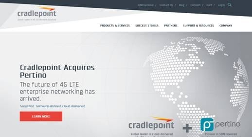 Cradlepoint Buys SDN Startup Pertino