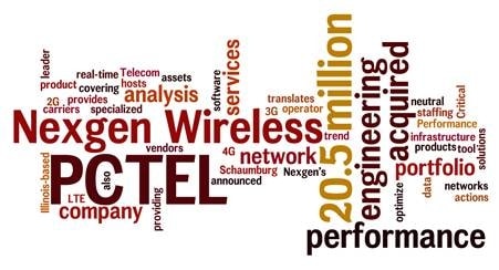 PCTEL Acquires Network Analysis Firm Nexgen Wireless for $20.5M