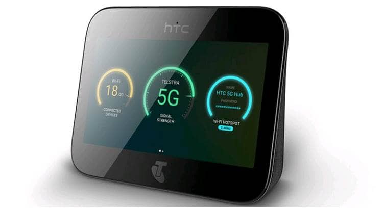 Telstra Launches Australia&#039;s First 5G Mobile Device, the HTC 5G Hub
