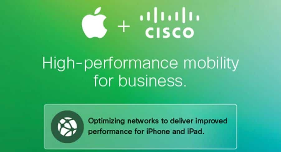 Apple, Cisco Partner to Optimize Cisco Networks for iOS Devices &amp; Apps