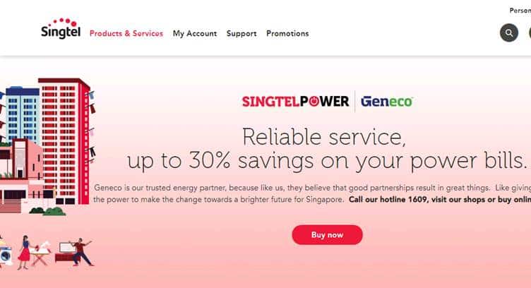 Singtel Offers Free Fixed Broadband with Electricity Plans