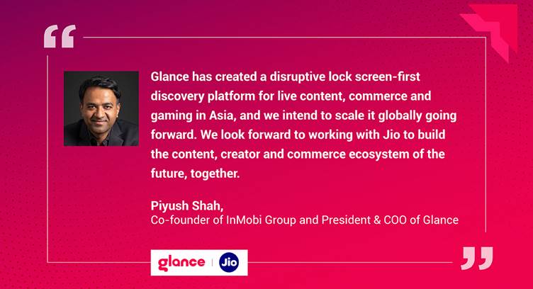 Jio Platforms to Invest $200M in AI-base Mobile Startup Glance