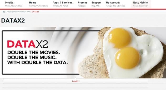 Singtel&#039;s DataX2 Gives Double Mobile Data Allowance for a Flat Fee