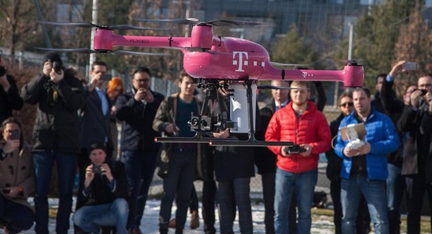T-Mobile Austria Demos Live Operation of 5G Drone Flight in Innsbruck