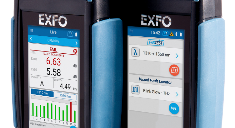 EXFO Unveils PXM/LXM OLTS for Single- and Multi-Mode Fiber, Industry&#039;s Fastest MPO Certification Capability