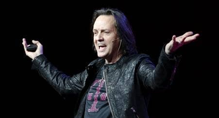 John Legere, the forthright CEO of T-Mobile