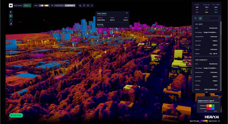 HEAVY.AI&#039;s New HeavyRF Enables Telcos to Simulate Potential City-scale Deployments