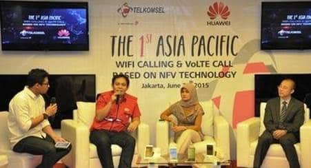 Telkomsel Partners Huawei to Demo NFV Based WiFi Calling and VoLTE Service