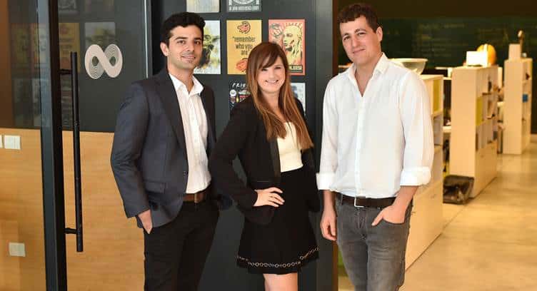 SAM Seamless Network Co-Founders: Eilon Lotem, CTO; Sivan Rauscher, CEO; Shmuel Chafets, Vice Chairman (PRNewsfoto/SAM Seamless Network)
