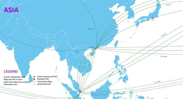 Telia Carrier Extends Network in APAC with a New PoP in Tokyo