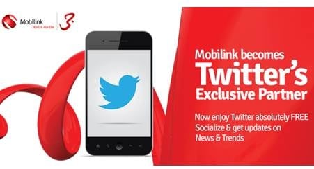 Mobilink Pakistan Offers Twitter Pulse Sponsored Data Service