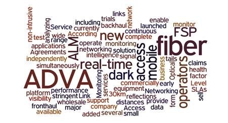 ADVA&#039;s New Access Link Monitoring Solution Provides Real-Time Performance Monitoring of Dark Fiber