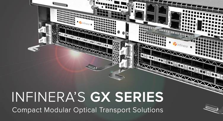 Infinera Unveils Expansion of GX Series Transport Platform to Cater for 5G and Cloud-based Networking