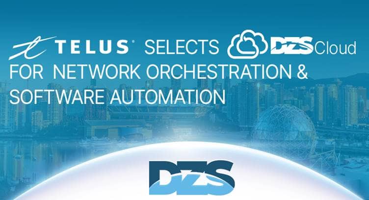 TELUS Selects DZS Cloud for Network Service Orchestration