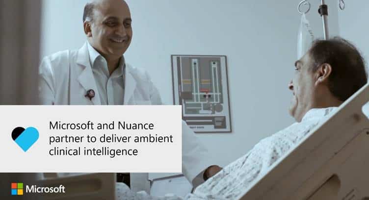 Nuance, Microsoft to Tap AI and Cloud to Transform the Doctor-patient Experience