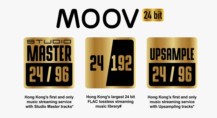 PCCW&#039;s MOOV Launches Hong Kong&#039;s First 24 bit FLAC Lossless OTT Music Streaming Service