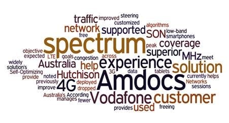 Vodafone Australia Frees Up 850MHz for 4G LTE, Improves Customer Experience via Amdocs SON Solution