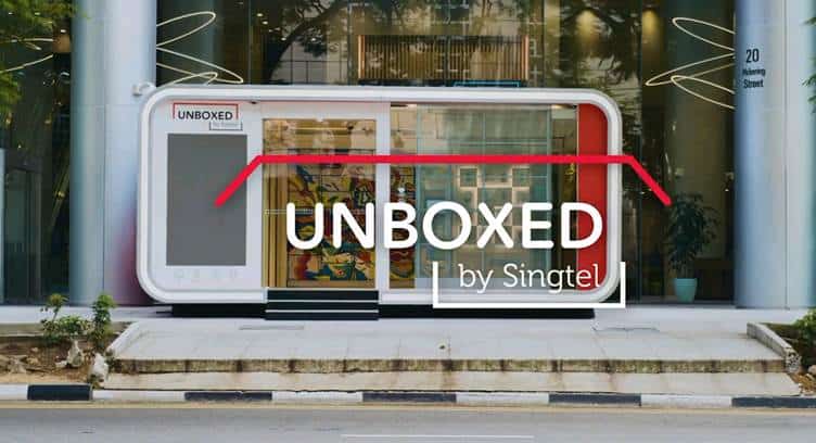 Singtel Unboxed - First 24-hour Unmanned Pop-up Telco Store in Singapope